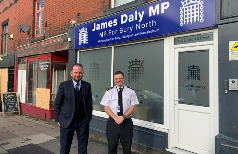 James Daly Chris Hill GMP Bury 