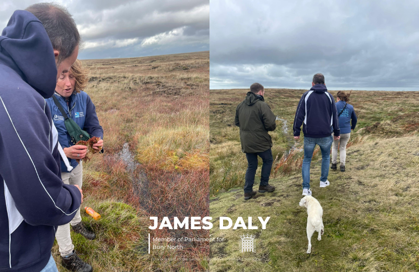 James Daly RSPB visit