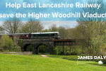 James Daly helps support East Lancs Railway campaign 