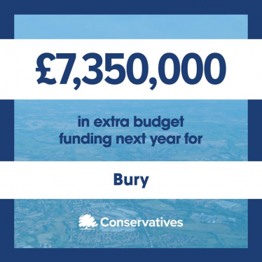 Bury Council Extra Funding