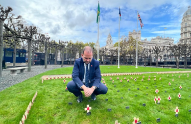 James Daly remembrance cross