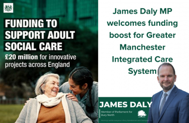 James Daly welcomes funding for adult social care 